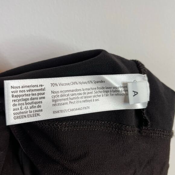 Eileen Fisher Washable Stretch Crepe Ankle Pants Dark Brown Plus 3X New NWT - Picture 10 of 11